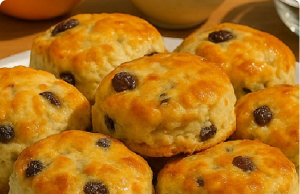 Orange Raisin Scones