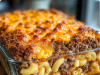Mac and Cheese Meatloaf Casserole