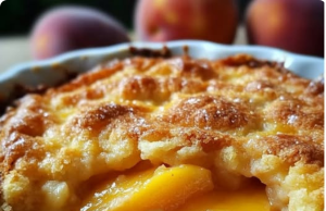 Lazy Man’s Peach Cobbler