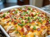 Loaded Baked Potato & Chicken Casserole