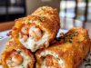 Deep-Fried Shrimp Alfredo Burrito Bites