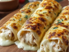 Cheesy Garlic Chicken Wraps