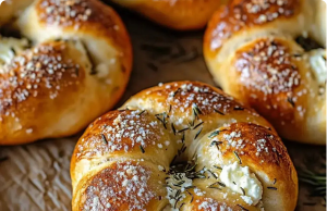 Rosemary Cheese Pretzels