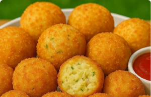 Crispy Potato Chicken Balls