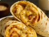 Cheesy Garlic Chicken Wraps