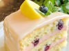 Blueberry Lemonade Buttermilk Cake