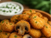 Crispy Fried Mushrooms with Cool Ranch Dip