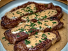 Juicy Steak with Creamy Garlic Sauce