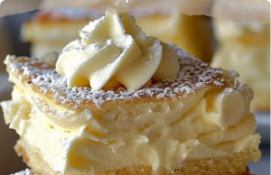 Vanilla Custard Cream Squares