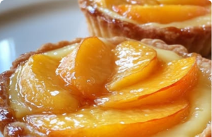 Mini Peach and Cream Cheese Tarts