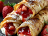 Strawberry Cheesecake Chimichangas