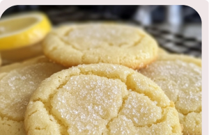 Soft & Chewy Lemon Sugar Cookies