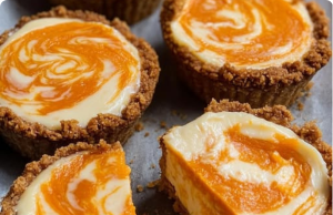 Sweet Potato Cheesecake Mini Pies