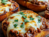 Cheesy Sloppy Joe Toast