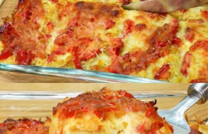 Baked Grated Potato Gratin