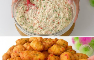 Cheesy Vegetable Fritters