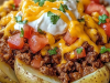 Taco Loaded Baked Potatoes