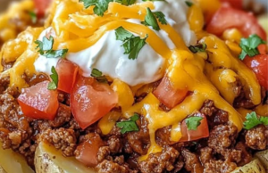 Taco Loaded Baked Potatoes