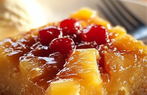 Pineapple Upside Down Dump Cake