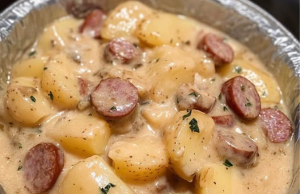 Smoky Sausage and Potato Slow Cooker Dinner