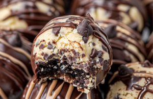 Decadent Chocolate Chip Cookie Dough Brownie Bombs