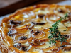 French Onion and Mushroom Tart with Gruyere Cheese