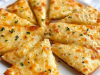 Air Fryer Cheesy Tortilla Garlic Bread