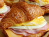 Croissant Breakfast Ham & Egg Sandwich