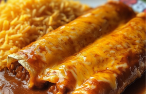 Beef Enchiladas With Extra Cheese On Top