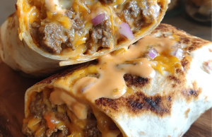 Cheeseburger Burritos