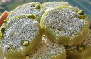 Homemade Pistachio Wedding Cookies