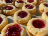 Raspberry Almond Shortbread Thumbprint Cookies