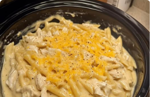 Creamy Crockpot Chicken and Noodles