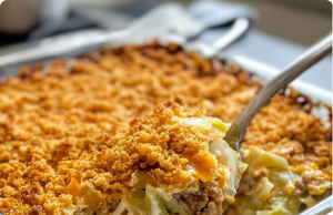 Cheesy Cabbage Casserole