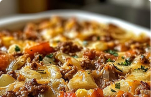 Cabbage Beef Bake