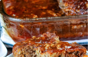 Meatloaf with Tomato Beef Sauce