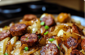 Southern Fried Cabbage with Smoked Sausage