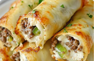 Keto Philly Cheesesteak Roll-Ups