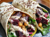 Roasted Beet Chickpea Wraps