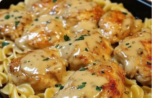 One-Pan Chicken with Buttered Noodles