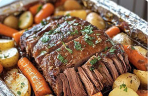 Baked 3 Packet Pot Roast