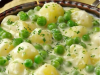 Creamed Potatoes and Peas