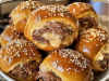 Smoked Brisket & Beer Cheese Pretzel Bombs
