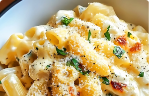 Creamy Garlic Parmesan Pasta with a Flavorful Twist