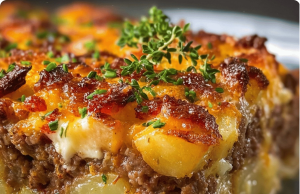 Loaded Potato Meatloaf Casserole