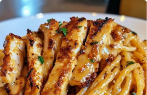 Cajun Chicken & Creamy Parmesan Linguine