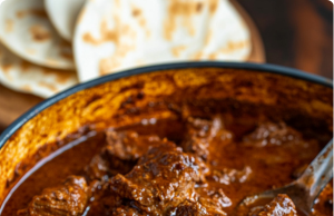 Carne Guisada with Flour Tortillas
