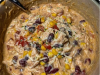 Crockpot Cream Cheese Chicken Chili