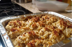 Creamy Chicken with Onion Soup and Stovetop Stuffing