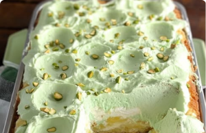 Tropical Pistachio Bliss Cake